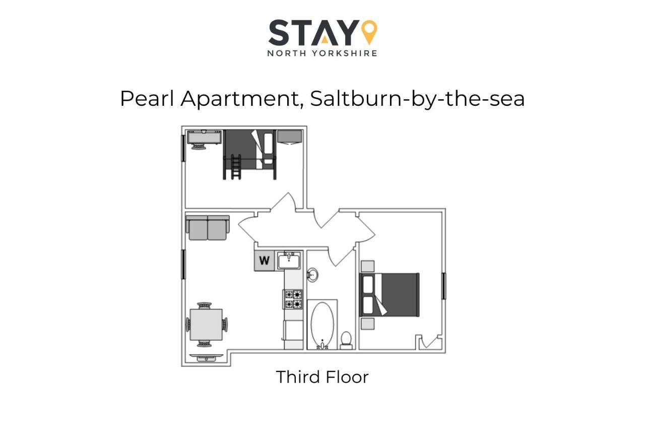 Host & Stay - Pearl Apartment Saltburn-by-the-Sea Buitenkant foto